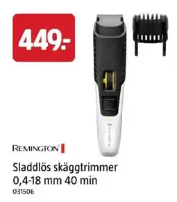 Jula Remington sladdlös skäggtrimmer erbjuda
