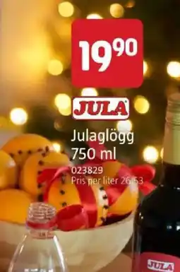 Jula Jula julaglogg erbjuda