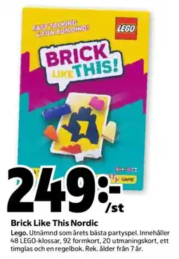 Coop Forum Lego brick like this nordic erbjuda
