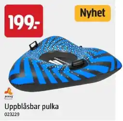 Jula Jtong uppblåsbar pulka erbjuda
