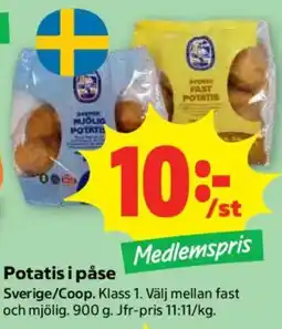 Coop Forum Potatis i påse erbjuda