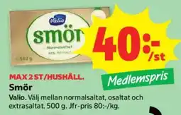 Coop Forum Valio Smör erbjuda