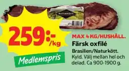 Coop Forum Färsk oxfile erbjuda