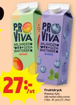 Coop Forum Proviva frukt erbjuda