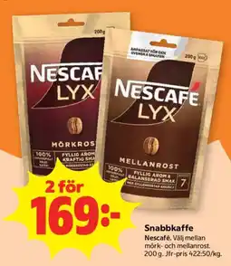 Coop Forum Nescafé snabbkaffe erbjuda