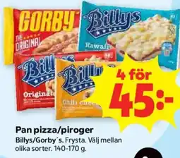 Coop Forum Billys/Gorby's. Frysta erbjuda