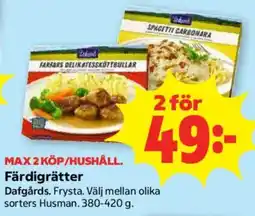 Coop Forum Dafgårds Färdigrätter erbjuda