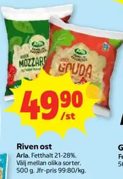 Coop Forum Arla Riven ost erbjuda