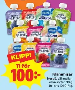 Coop Forum Nestlé klämmisar erbjuda