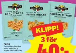 Coop Forum Zeta pasta erbjuda