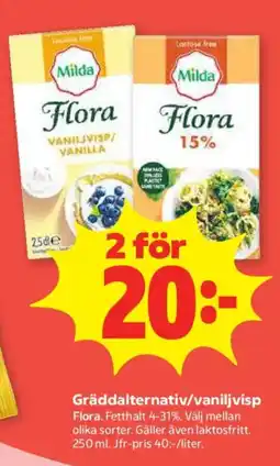 Coop Forum Milda Flora vaniljvisp erbjuda