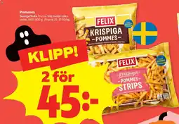 Coop Forum Felix krispiga pommes erbjuda