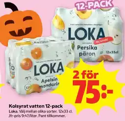 Coop Forum Loka kolsyrat vatten erbjuda