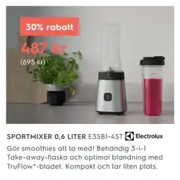 Electrolux Home SPORTMIXER 0,6 LITER E3SB1-4ST erbjuda