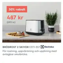 Electrolux Home BRÖDROST 2 SKIVOR E3T1-3ST erbjuda