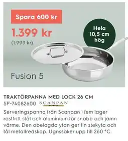 Electrolux Home TRAKTÖRPANNA MED LOCK 26 CM erbjuda