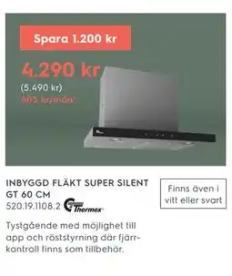 Electrolux Home INBYGGD FLÄKT SUPER SILENT GT 60 CM erbjuda