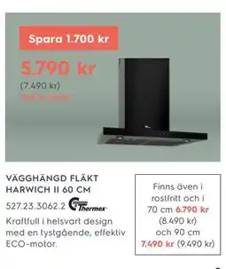 Electrolux Home VÄGGHÄNGD FLÄKT HARWICH II 60 CM erbjuda