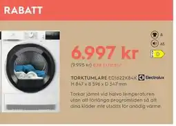 Electrolux Home TORKTUMLARE EDI622K84K erbjuda