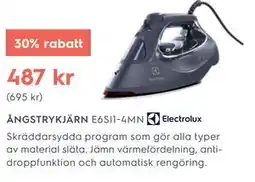 Electrolux Home ÅNGSTRYKJÄRN E6SI1-4MN erbjuda