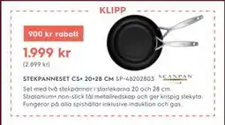 Electrolux Home STEKPANNESET CS+ 20+28 CM erbjuda