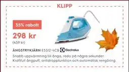 Electrolux Home ÅNGSTRYKJÄRN erbjuda