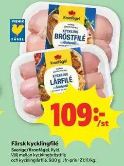 Stora Coop Färsk kycklingfilé erbjuda