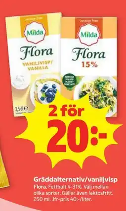 Stora Coop Gräddalternativ/vaniljvisp erbjuda