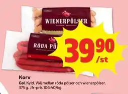 Stora Coop Korv erbjuda