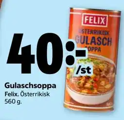 Stora Coop Gulaschsoppa erbjuda