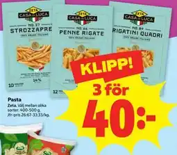 Stora Coop Pasta erbjuda
