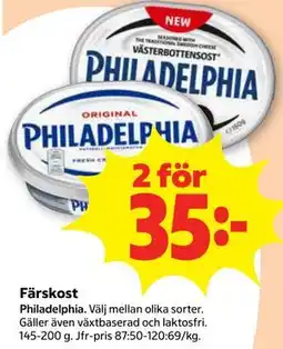 Stora Coop Färskost erbjuda