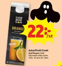 Stora Coop Juice/Fruit Crush erbjuda