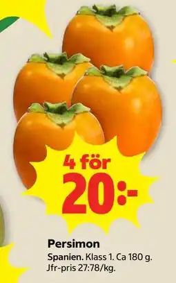 Stora Coop Persimon erbjuda