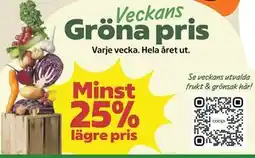 Stora Coop Veckans Gröna pris erbjuda