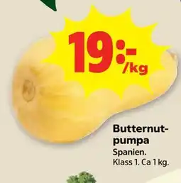 Stora Coop Butternutpumpa erbjuda
