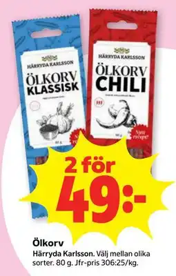 Stora Coop Ölkorv erbjuda
