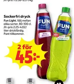 Stora Coop Sockerfri dryck erbjuda