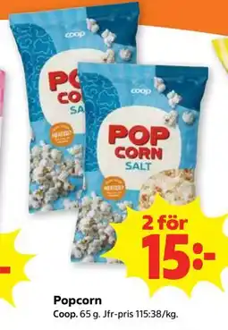 Stora Coop Popcorn erbjuda