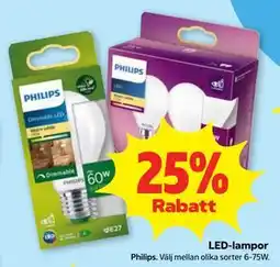 Stora Coop LED-lampor erbjuda