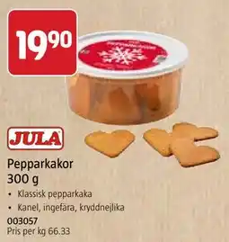 Jula Pepparkakor 300 g erbjuda
