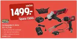 Jula Garagepaket 6 delar 18 V 4,0 Ah erbjuda