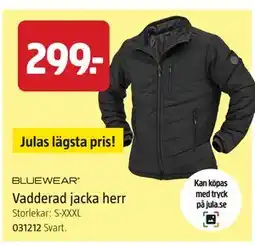 Jula Vadderad jacka herr erbjuda