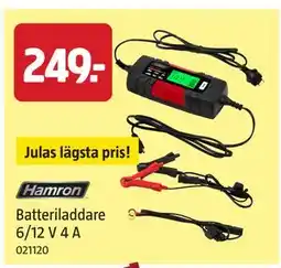 Jula Batteriladdare 6/12 V 4 A erbjuda