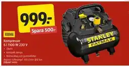 Jula Kompressor 6 l 1100 W 230 V erbjuda