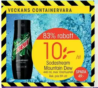 Sodastream Mountain Dew