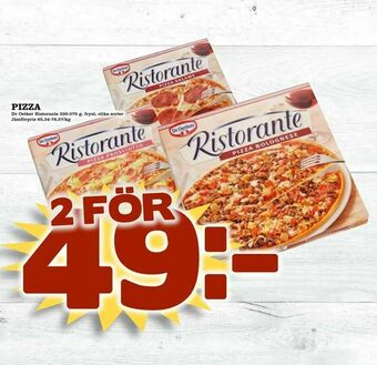 Nelins Pizza erbjuda