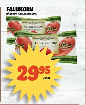 Nelins falukorv erbjuda