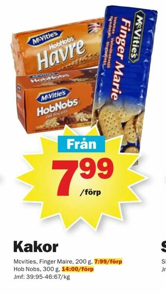 Pekås Kakor erbjuda