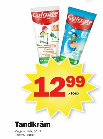 Pekås Tandkräm erbjuda